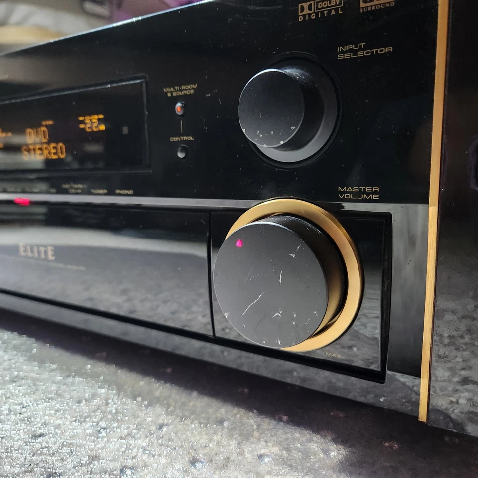 Receptor de 7.1 canales A/V Pioneer Elite VSX-39TX - probado - buen estado usado Foto 3 de 4