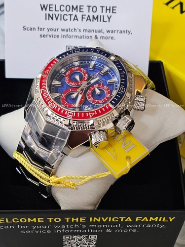 Invicta - AKULA - Swiss Z60 Chronograph 55mm High Polished SS Case - Herrenuhr - Bild 7 von 20