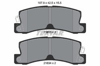 Textar Textar BremsbelÄGe Hinten Toyota Avensi T22 Camry Carina E Celica Corolla