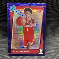 2021-22 Donruss Optic Target Box Set Purple Pulsar Prizm Jalen Johnson Rookie RC