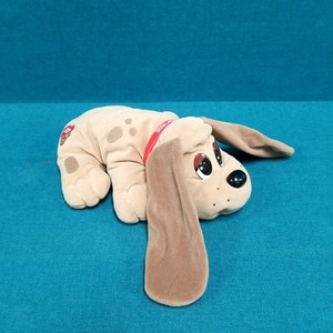 VTG Brown Plush Pound Puppy Red Collar 1997 Galoob Floppy Ears 