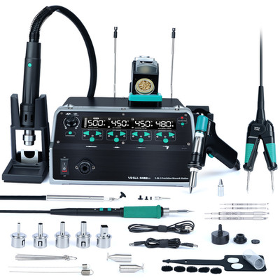 YIHUA 948D-IV 5-in-1 Digital Soldering & Desoldering & Hot Air Rework Staiton