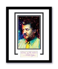 Neil deGrasse Tyson Autographed Signed 11x14 Framed Photo RARE INSCRIPTION ACOA