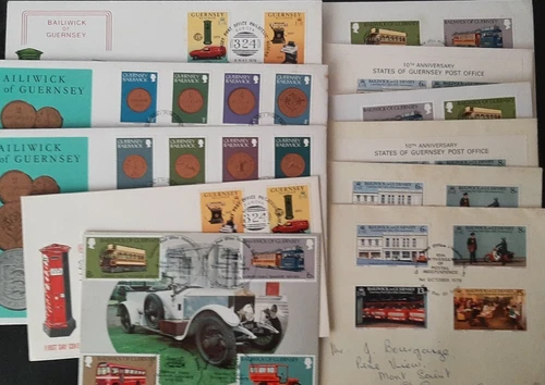 z(GGY-240) GUERNSEY 1979 FDC set of (11) First Day Covers (ALL pictured)