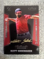 2013 Onyx Platinum Prospects GOLD Ink 133/150 Matt Shoemaker #PPAU52 Auto