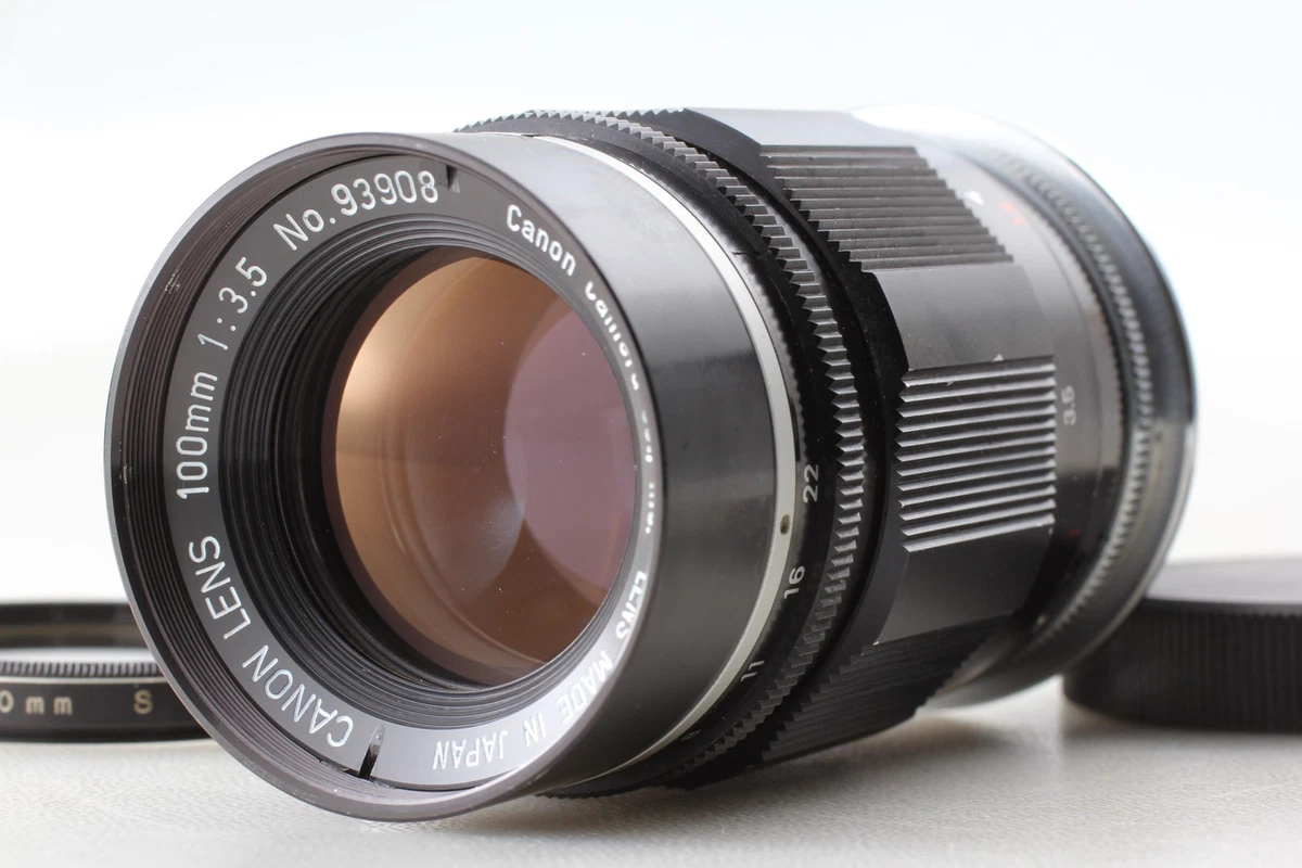 Canon　LENS 100mm f:3.5 テレフォトレンズ　中古品　レトロ Canon f/3.5 Camera Lenses 100mm Focal Just Listed 2026