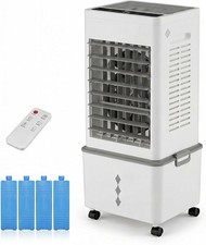 Evaporative Air Cooler with 10L(2.64 Gal) Large Tank,8 Speeds & 3 Wind Modes