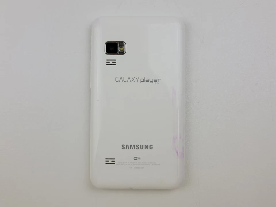 Reproductor de MP3 Samsung Galaxy S 5.0 (YP-G70) 8 GB blanco multimedia digital - H2943 Foto 2 de 4