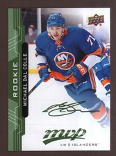 2018-19 UD MVP Hockey Green Script Rookie Parallel #221 Michael Dal Colle