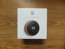 Google Nest Learning Thermostat 3rd Gen Copper Brand New Sealed T3031EX