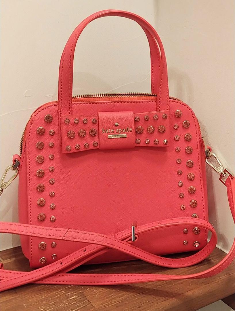★国内発送【kate spade new york】リボン パヴェ ボウ スタッズ リボン パヴェ ボウ ミニ ペンダント | ネックレス | ケイト