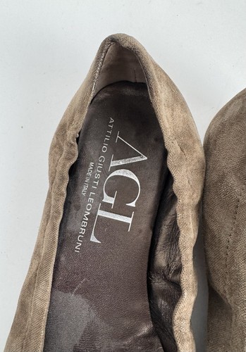 AGL Attilio Giusti Leombruni Ballerinas Damen Gr. EU 40 US 10 Italy Schlangenleder - Bild 2 von 8