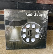 Patio Umbrella Light Dual-Power Rechargeable Battery Operated New FAST SHIPPING