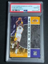 2019 Panini Donruss Optic Winner Stays Kobe Bryant #12 PSA 10 GEM MINT Lakers