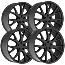 Set Of 4 Replica Fr70f Hellcat 20x9.5 5x115 15mm Satin Black Wheels Rims Set Of 4 Replica Fr70f Hellcat 20x9.5 5x115 15mm Satin Black Wheels Rims