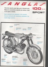 (Motorrad) alte Werbepapiere: SANGLAS 100ccm Sport P46890)