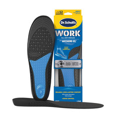 Dr Scholls Insoles Men WORK Massaging Gel Full Shoe Insole Sz 8-14 1 pair 