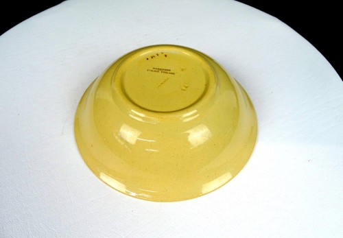 Wedgwood Porcelain Cuckoo Yellow Antique 2 Piece 6 1/4" Coupe Cereal Bowls 1898 - Picture 5 of 9