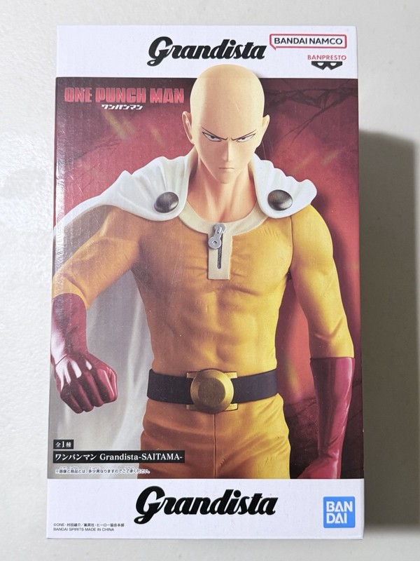 Grandista One Punch Man Saitama Figure November 2025 Release BANPRESTO NEW