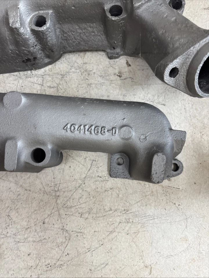 Par de colectores de camioneta Dodge Plymouth 383 400 440 años 70 4041468 3830800 limpio Foto 4 de 4