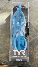 TYR Blackops 140 EV Swim Goggles Adult Fit - Blue/blue - NEW