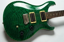 Paul Reed Smith (PRS) Custom24 10top Quilt Roseneck - Emerald Green
