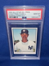 1984 DON MATTINGLY RC PSA 10 A/S GAME INSERT RAREST YANKEES ROOKIE CARD GEM MINT