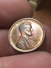 1913 lincoln cent penny Red Gem Bu Toned — photo 7
