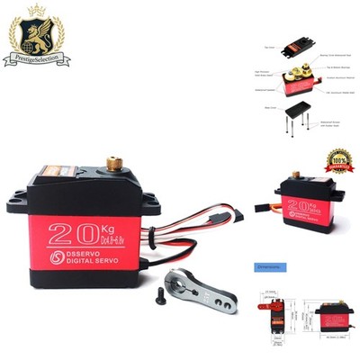 20KG Digital Servo with Fast Heat Dissipation - Perfect for Robotic Applications