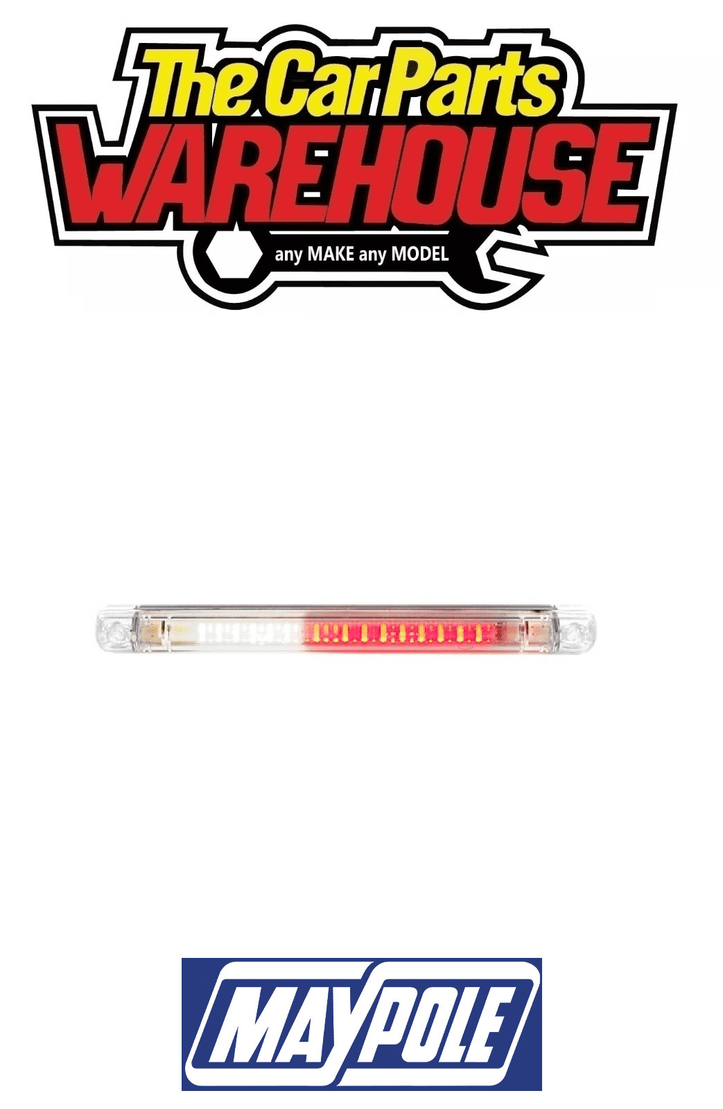 Maypole 8841B AWSL 10/30V WAS LED Slim Line Combination Lamp Reverse & Fog