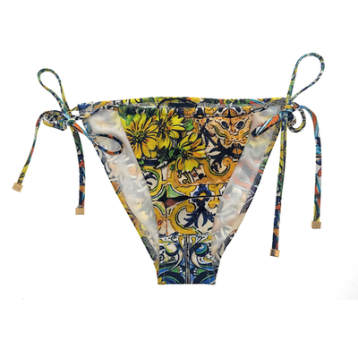 A*i様 D&G レモン柄 ビキニ Dolce & Gabbana Lemon Print Tie-Side Bikini Bottom – Sicilian