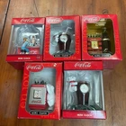 Coca-Cola Mini Clocks Lot of 5 New In Box Vintage Collectible
