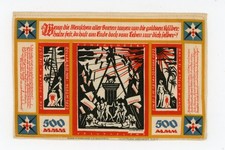 Bielefeld 500 Mark Notgeld in Seidenausführung ......................2/31213