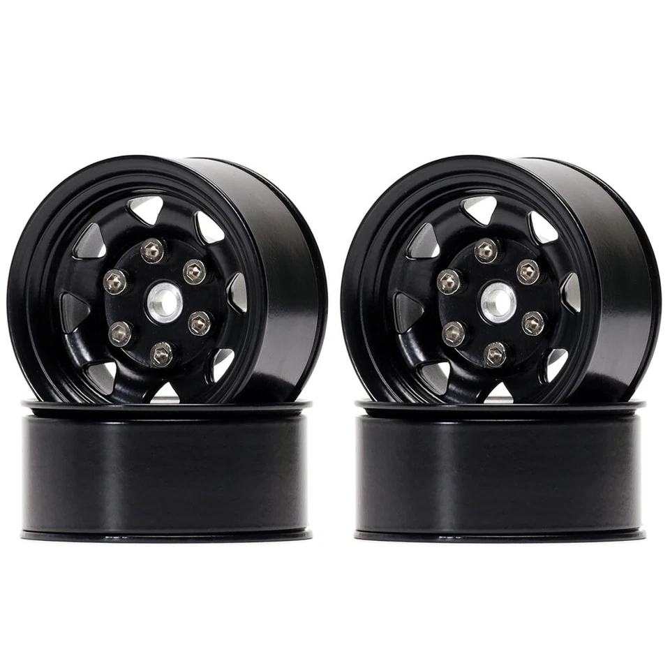 Llanta de cubo de rueda Beadlock de aluminio de 1,55 pulgadas para RC1/10JIMNY Tamiya CC01 Axial SCX10 Foto 4 de 4