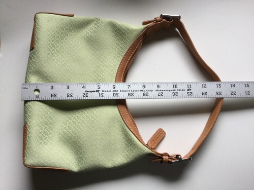 Talbots light green and tan purse - Picture 11 of 12