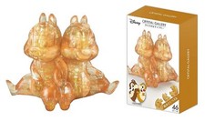 Hanayama Japan Crystal Gallery 3D Puzzle Disney Chip and Dale 46 piece
