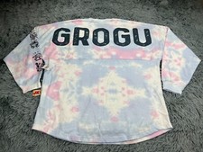NEW Star Wars Spirit Jersey Adult XL Grogu Yoda Mandalorian Tie Dye Disney Parks