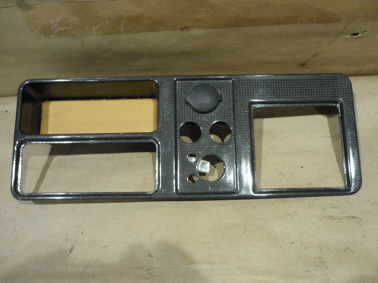Ferrari 430 Spider - Center Console Button Panel Carbon Fiber - P/N 69174000