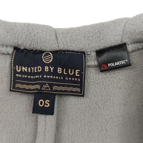 United by Blue Myles Fleece Shawl Poncho Womens One Size Gray Polartec Cozy - Picture 9 of 10