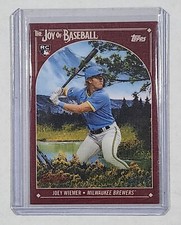 2023 Topps X JOEY WIEMER RC The Joy of Baseball Alizarin Crimson #'d /10 ROOKIE