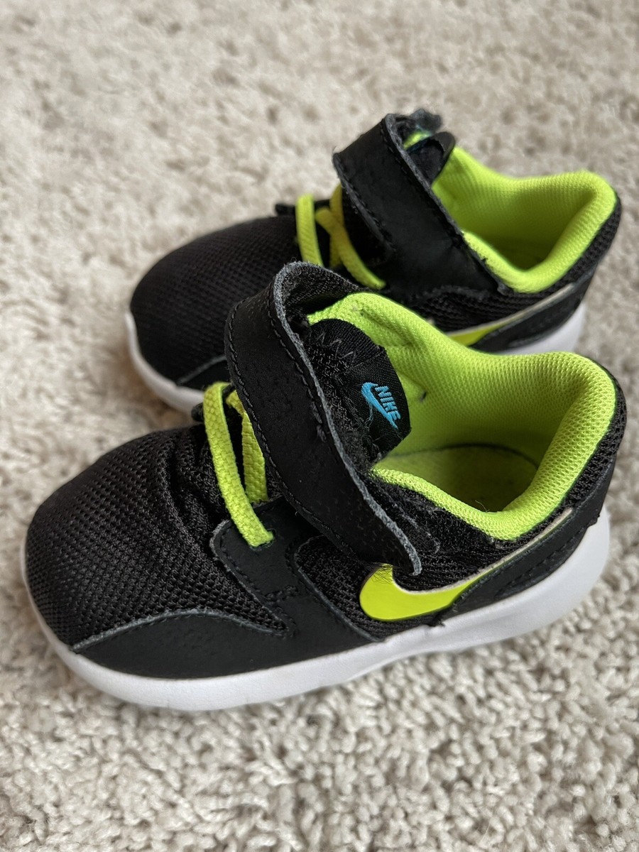 NIKE KAISHI TDV Shoe 705491 007 Black Green Toddlers Size 5C | eBay