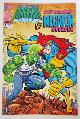 Savage Dragon vs Savage Megaton Man  One-Shot (1993) Image Comics