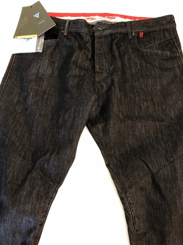 JEANS DAINESE MOD. STROKEVILLE SLIM/REG BLACK ARAMID DENIM TAGLIA 41 | eBay