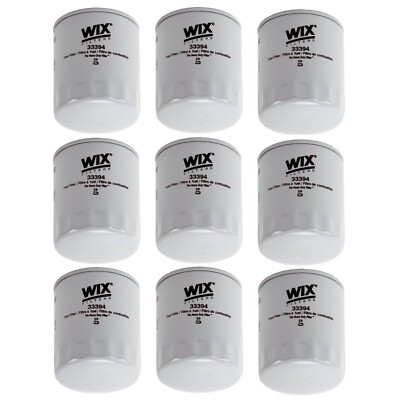 Wix Set of 9 Fuel Filters (Spin-On)
