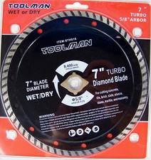 3pc 7 DIAMOND CUT CIRCULAR SAW BLADE Wet / Dr...