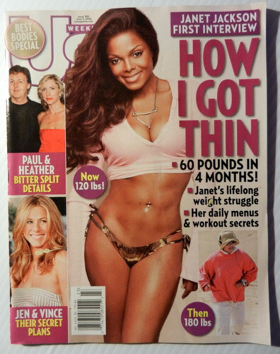 JANET JACKSON US Weekly Magazine Isue 590 June 2006 Hot Sexy BODY  20 YO Pop R&B