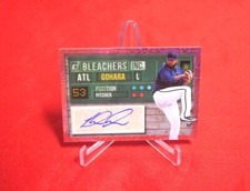 Luiz Gohara Pink Fireworks Autographed Donruss 2019 Baseball Card #BI-LG