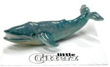 Little Critterz Miniature Porcelain Animal Figure Blue Whale "Krill" LC229