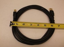 5XFV7 USB 2.0 Cable, 10 ft.L Black NEW F13K
