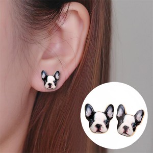 frenchie earrings